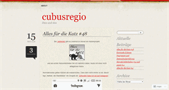 Desktop Screenshot of cubusregio.com