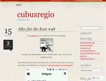 Tablet Screenshot of cubusregio.com